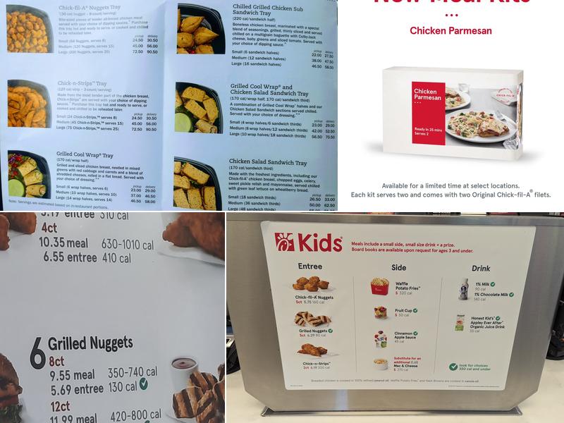 Chick-fil-A Menu