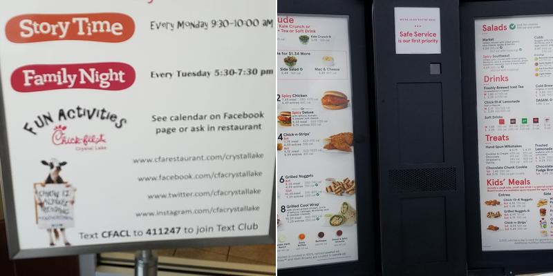 Chick-fil-A Menu