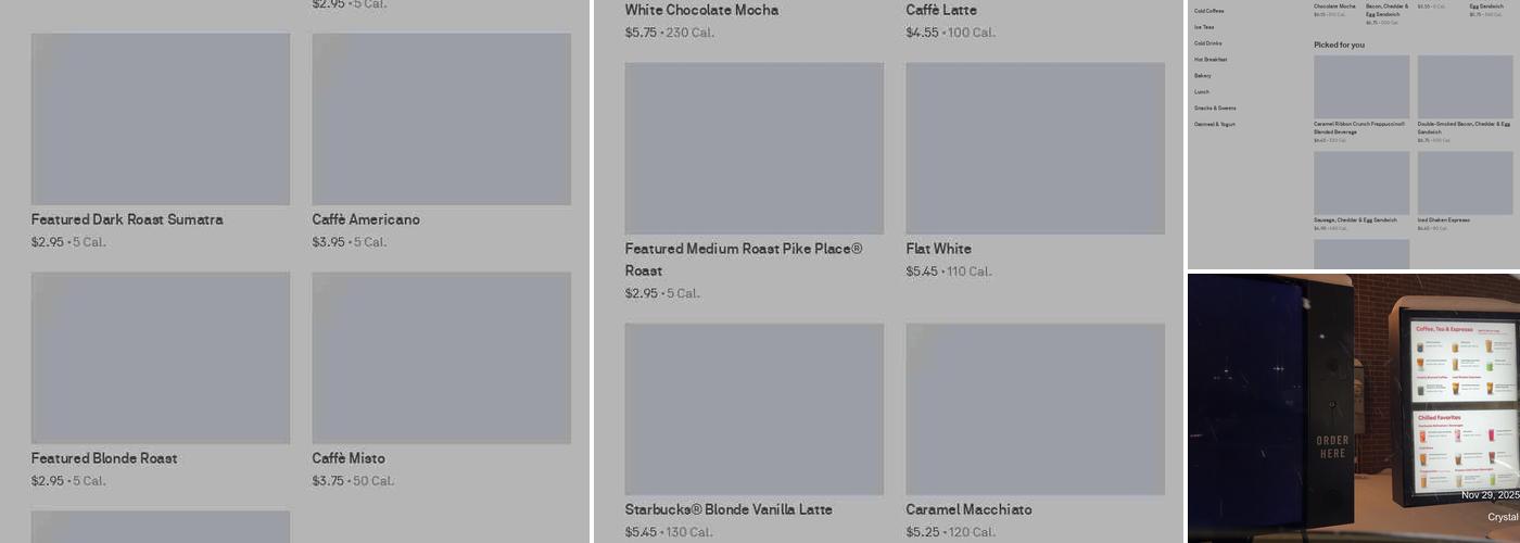 Starbucks Menu