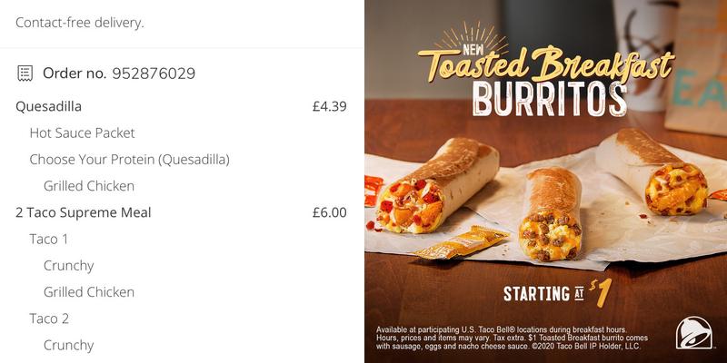 Taco Bell Menu