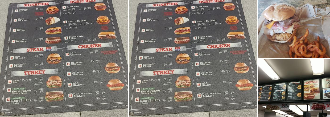 Arby's Menu