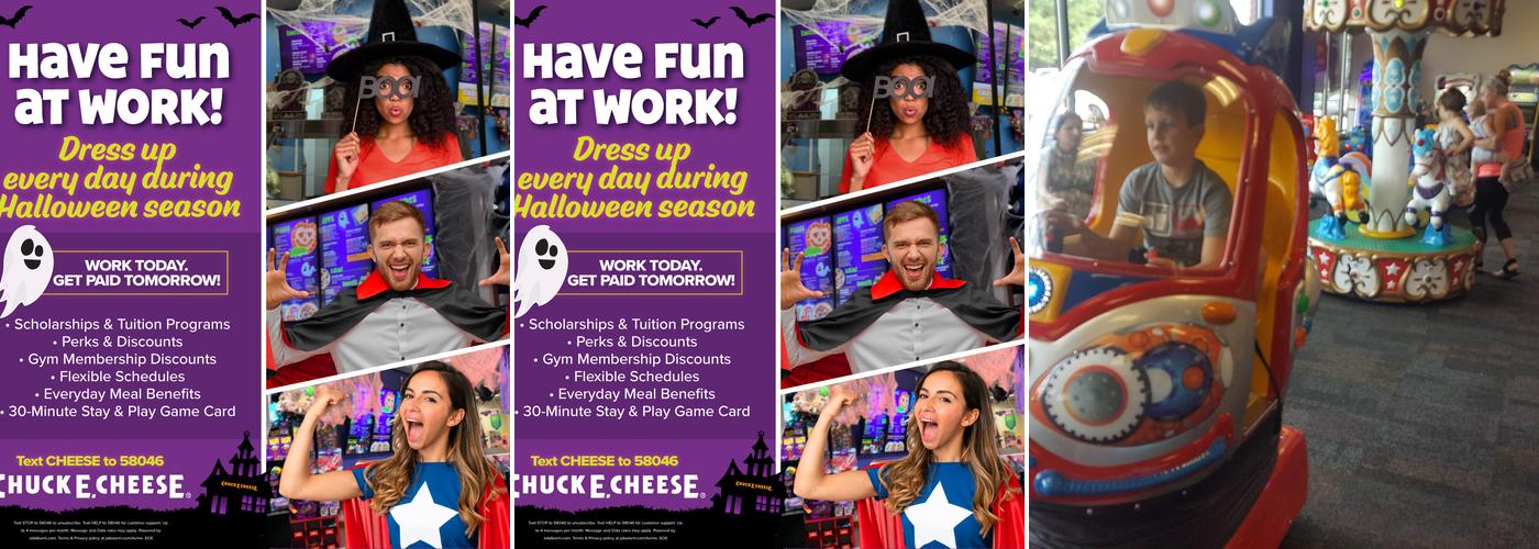 Chuck E. Cheese Menu