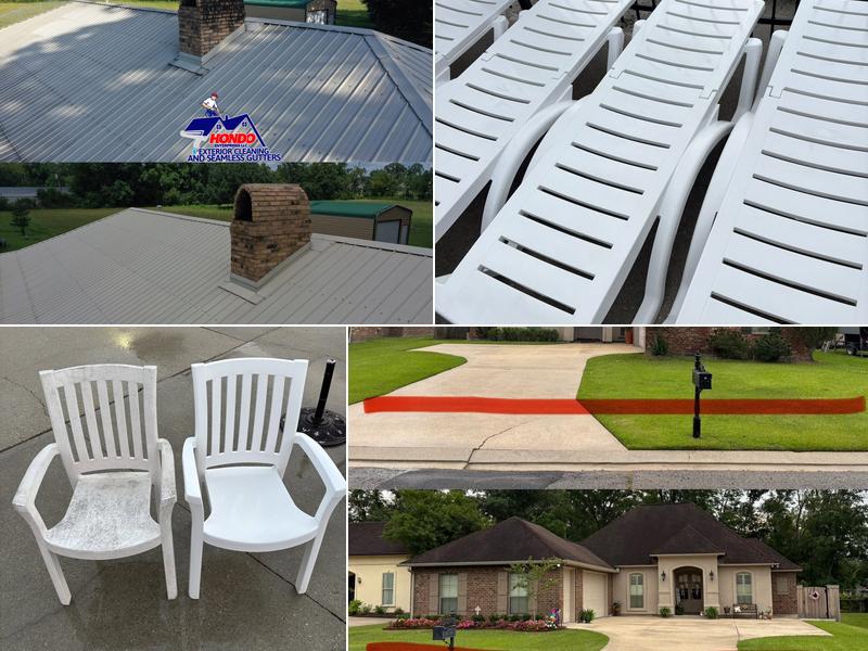 Hondo Exterior Cleaning & 6” Seamless Gutters