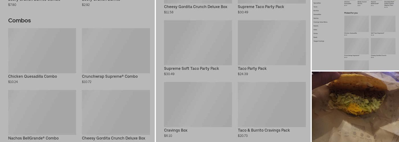 Taco Bell Menu