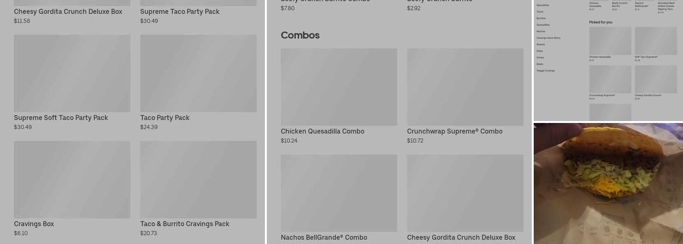Taco Bell Menu