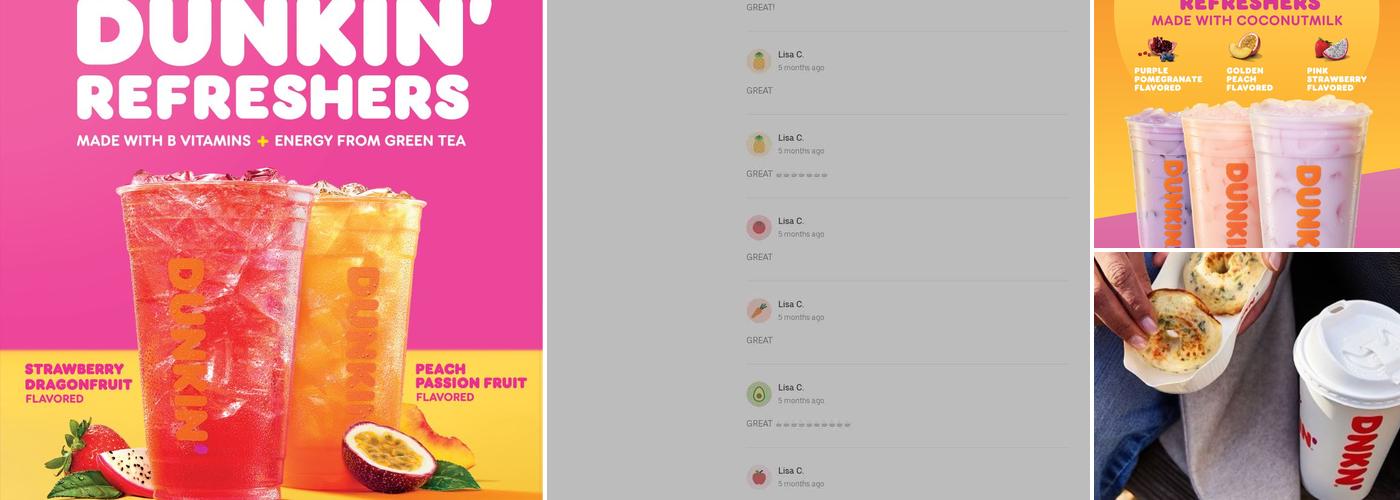 Dunkin Donuts Menu