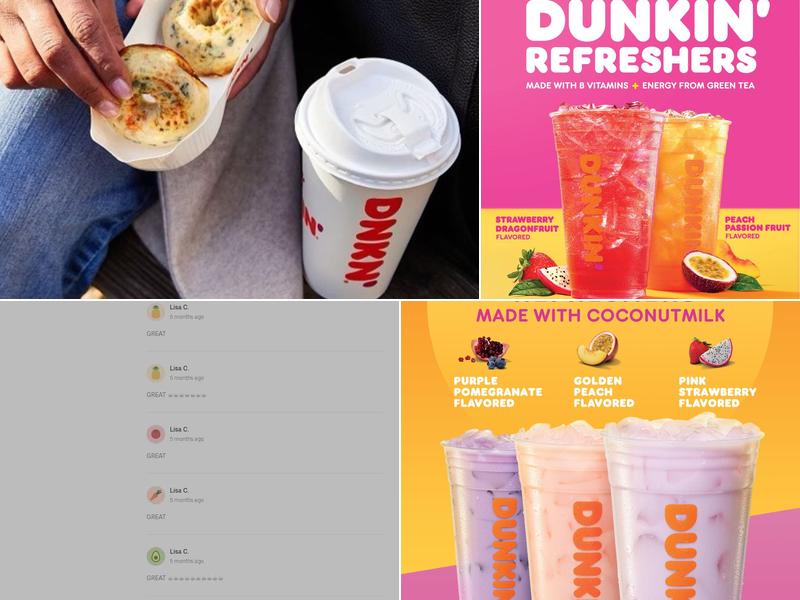 Dunkin Donuts Menu