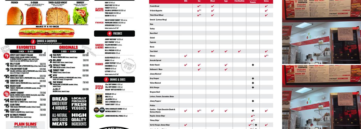 Jimmy John's Menu