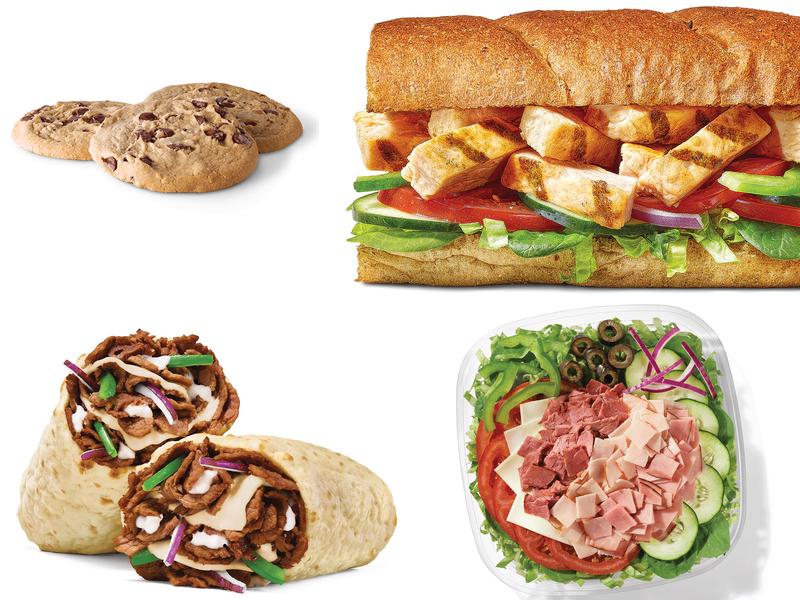 Subway Menu
