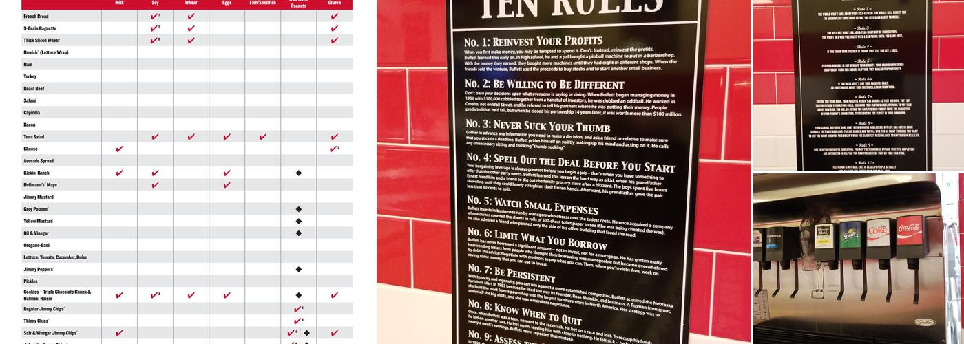 Jimmy John's Menu