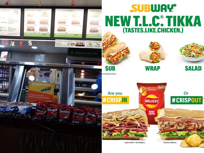 Subway Menu