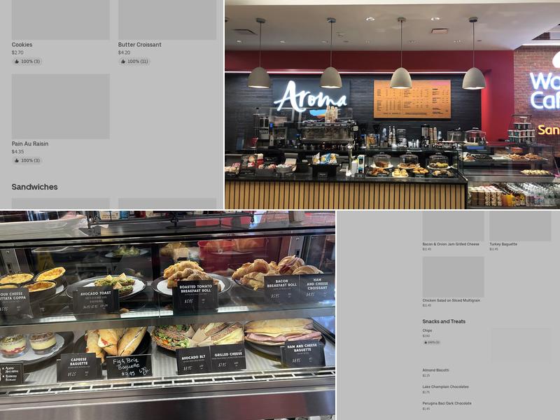 Aroma Coffee Menu