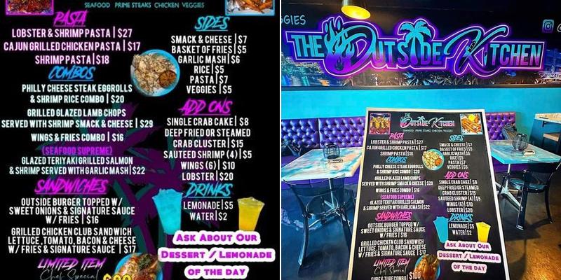 The Outside Kitchen Menu