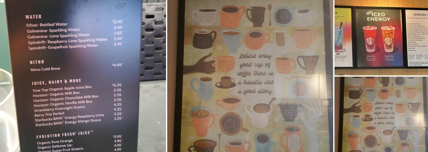 Starbucks Menu