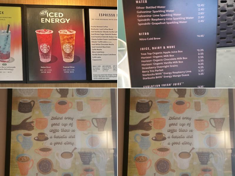 Starbucks Menu