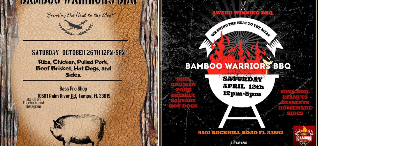 Bamboo Warriors BBQ Menu