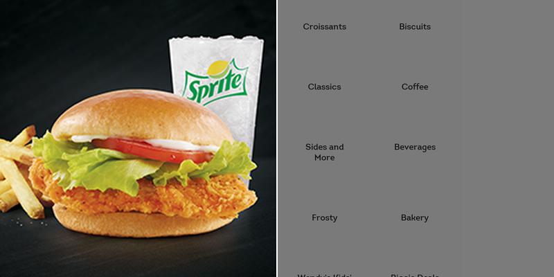 Wendy's Menu
