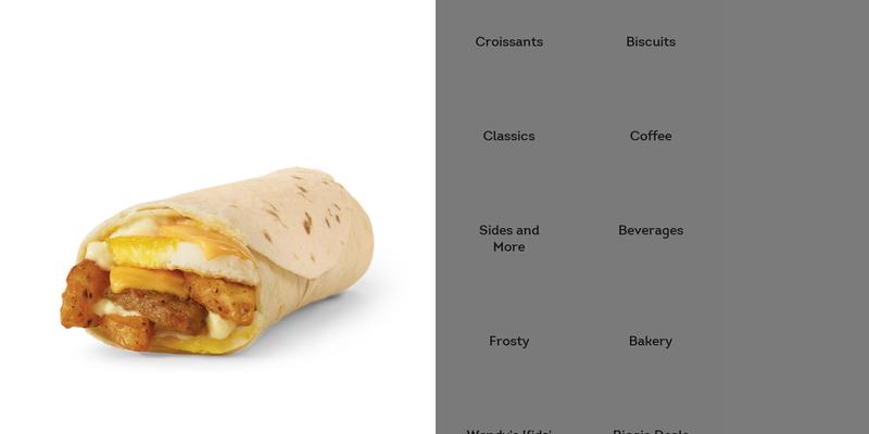 Wendy's Menu