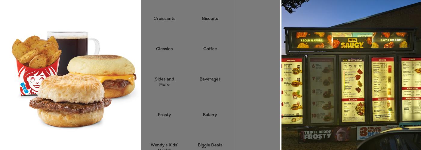 Wendy's Menu
