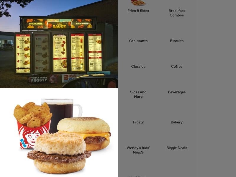 Wendy's Menu