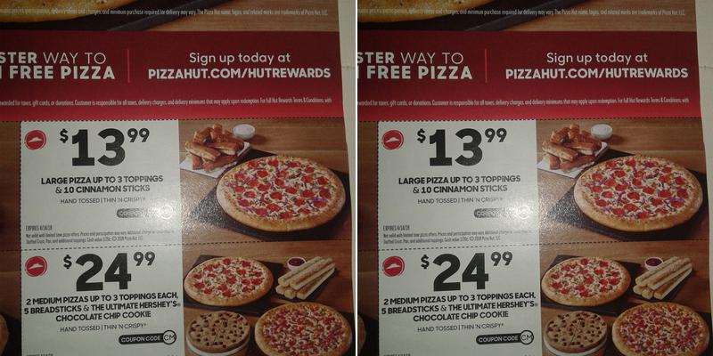 Pizza Hut Menu