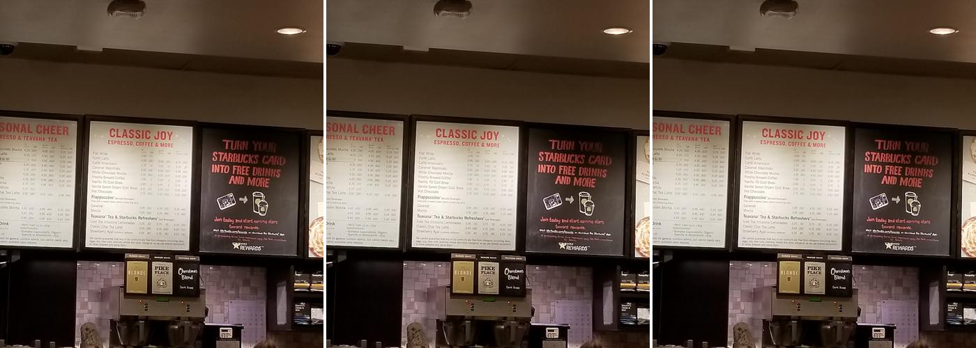 Starbucks Menu