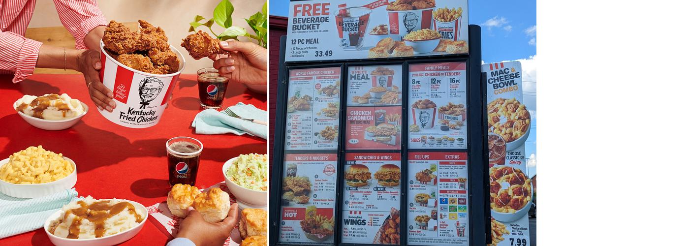 KFC Menu