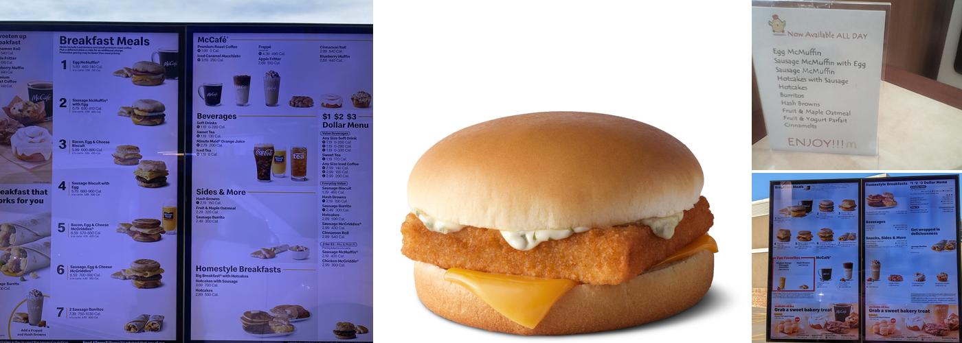 McDonald's Menu