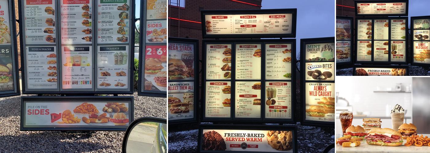 Arby's Menu