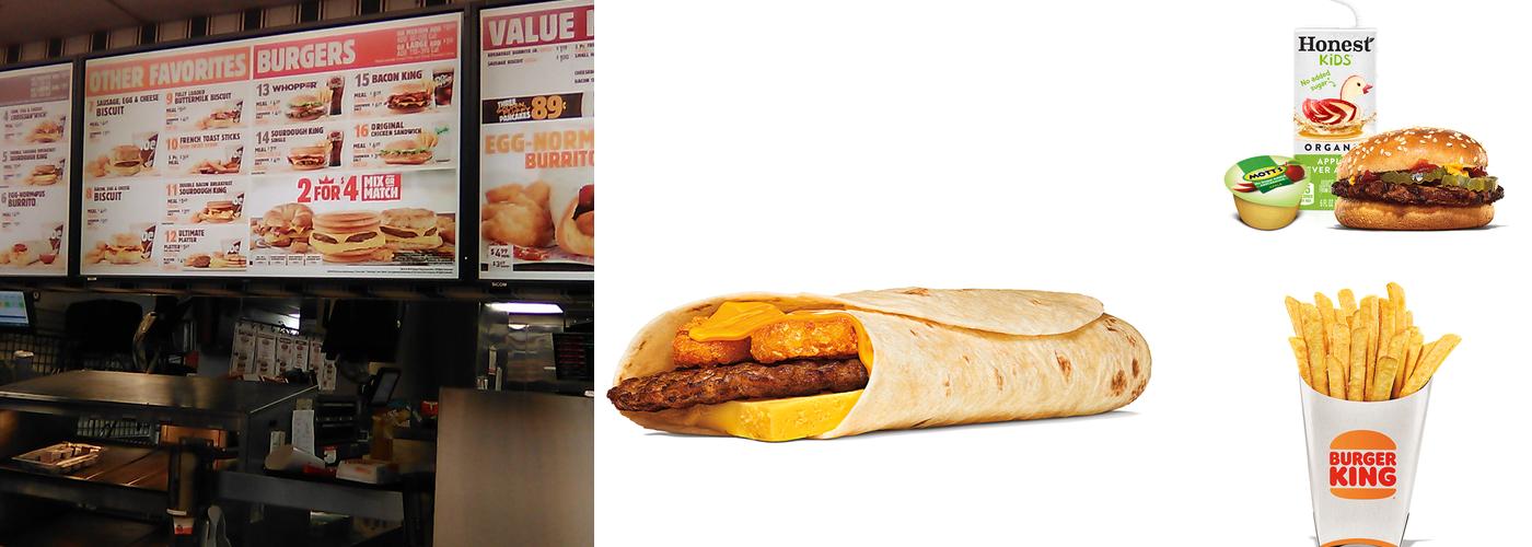 Burger King Menu