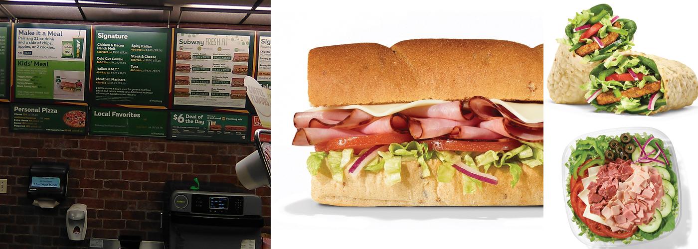 Subway Menu