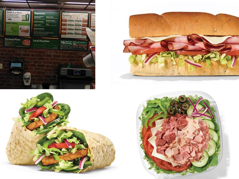 Subway Menu