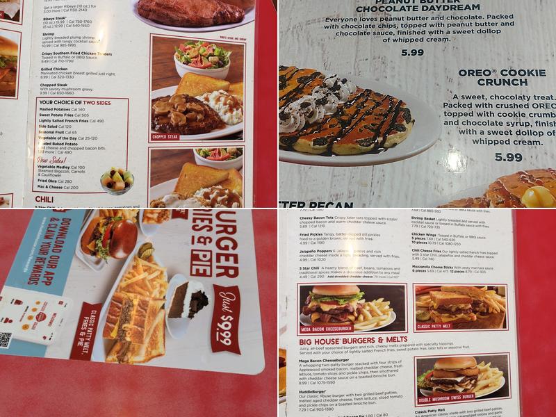 Huddle House Menu