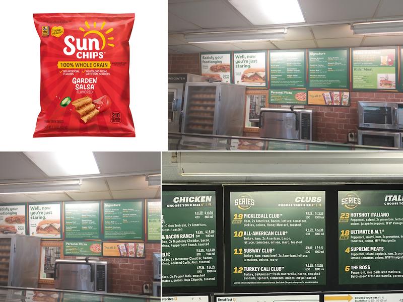 Subway Menu