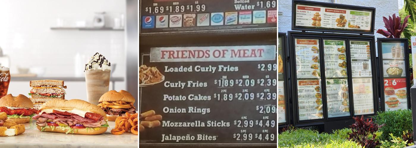 Arby's Menu