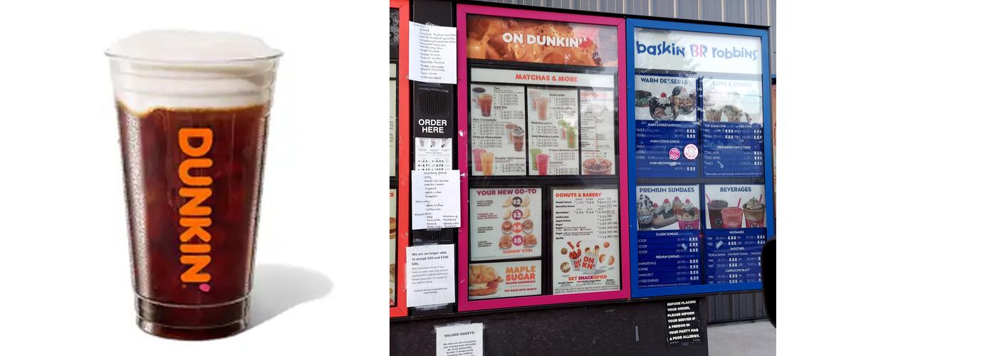 Dunkin' Menu