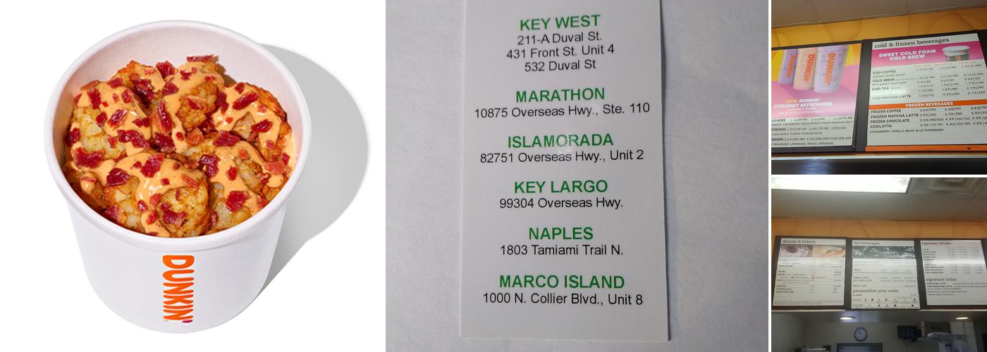 Dunkin' Menu