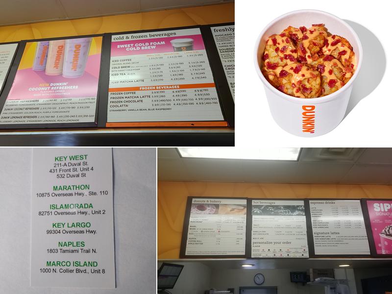 Dunkin' Menu
