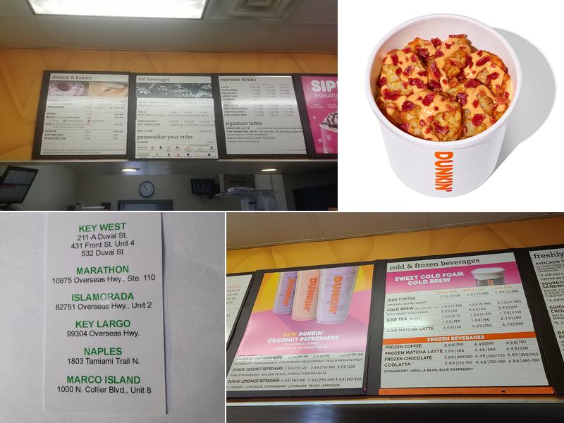 Dunkin' Menu