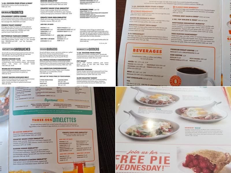 Village Inn Menu