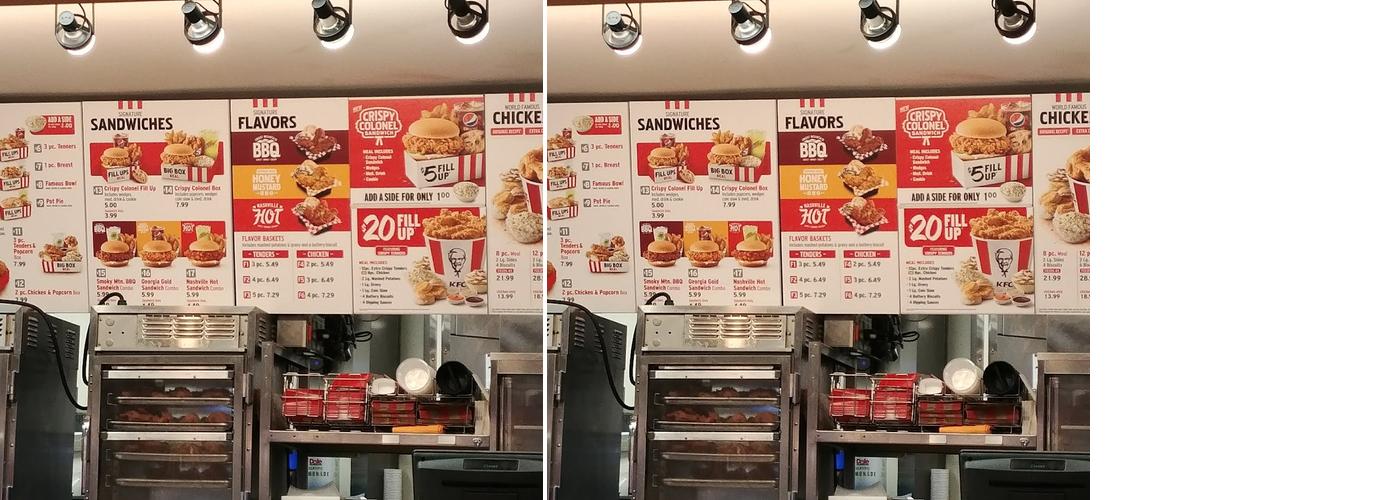 KFC Menu