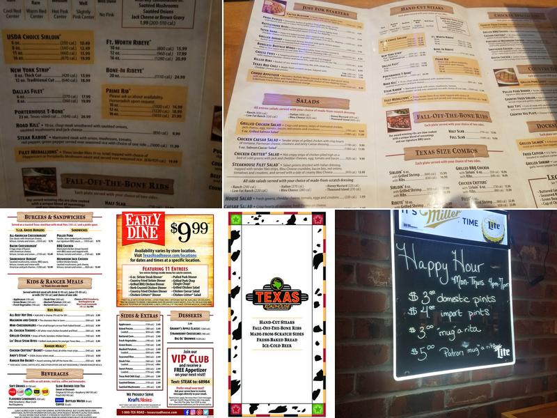 Texas Roadhouse Menu