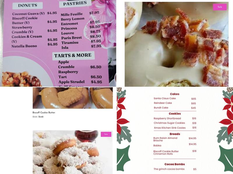 Zoe Sweet Tooth Menu