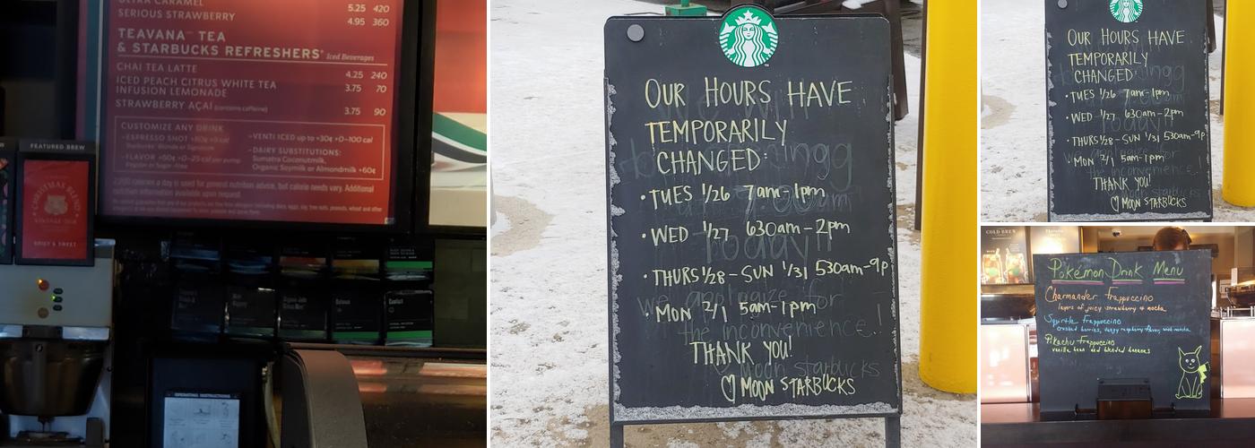 Starbucks Menu