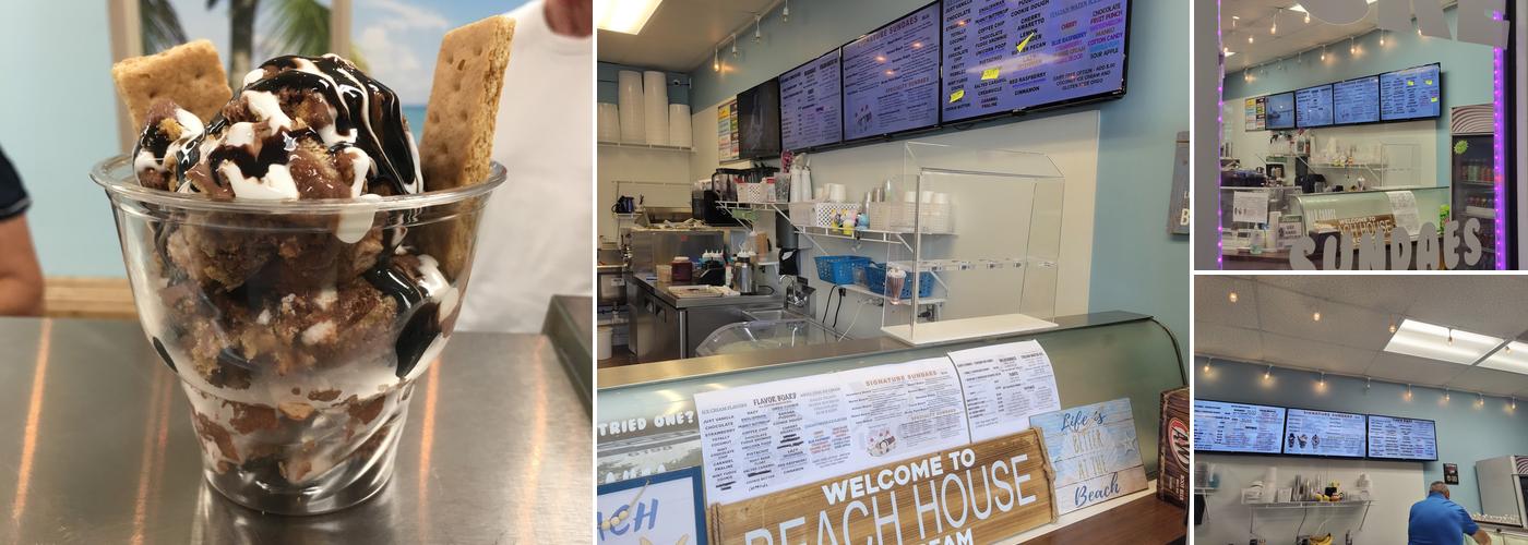 Beach House Ice Cream Menu