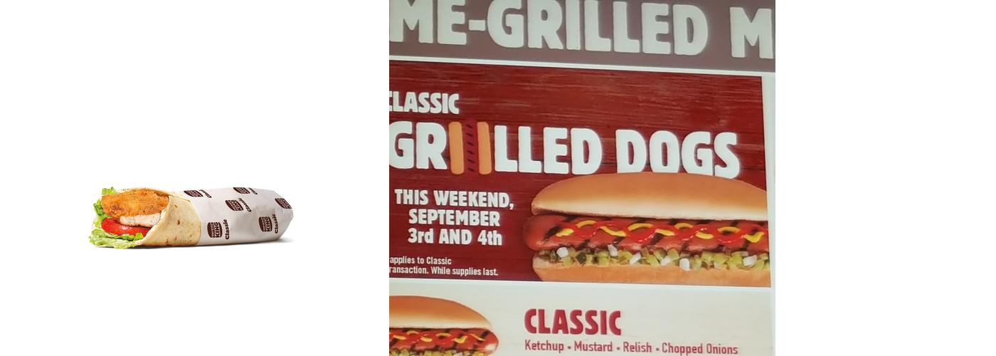 Burger King Menu