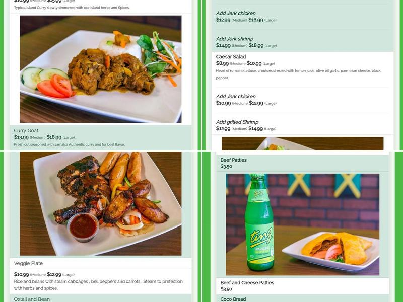 Irie Jam Souls Menu