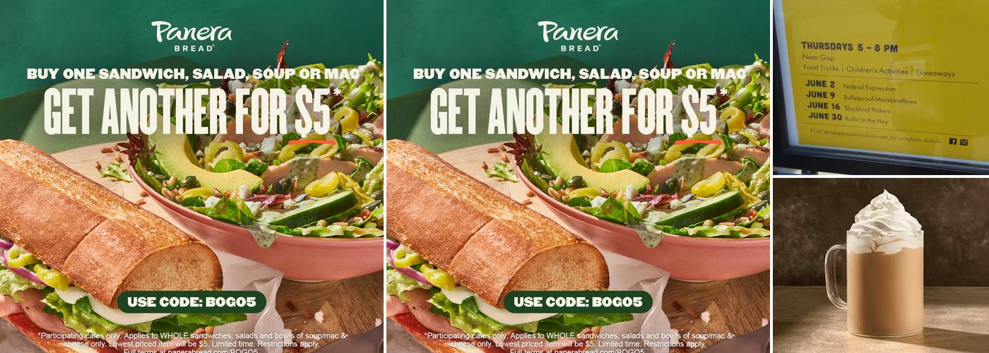Panera Bread Menu