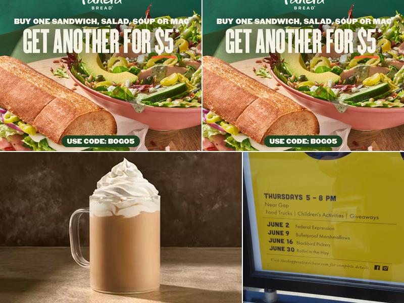 Panera Bread Menu