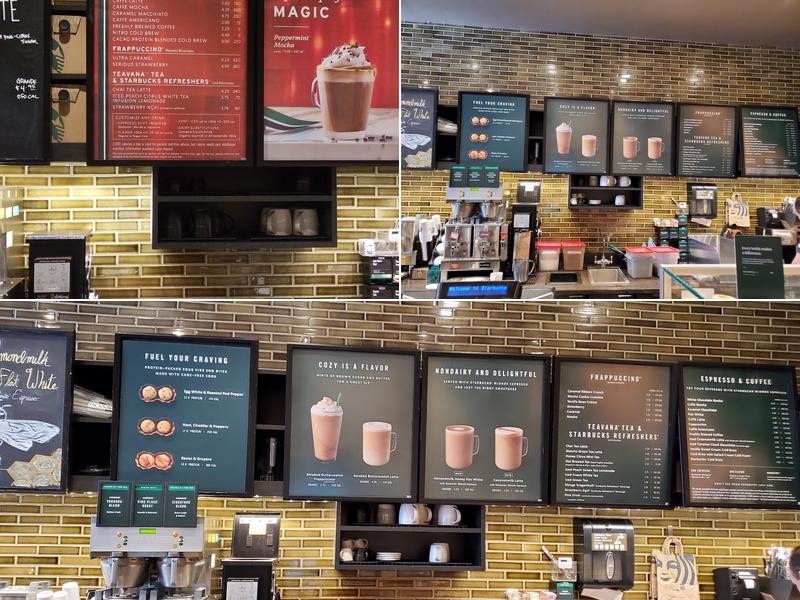 Starbucks Menu